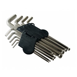 Набор ключей инбус WhirlPower 1,5-10 мм (9 шт) шар