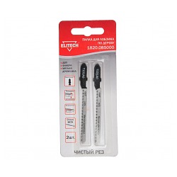 Пилки д/лобзика ELITECH 1820.085000 T101AO 2х50дв